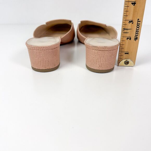 Alterre Blush Pink Loafers Interchangeable Leather Shoes Sz 8 Made in Brazil - Picture 8 of 12